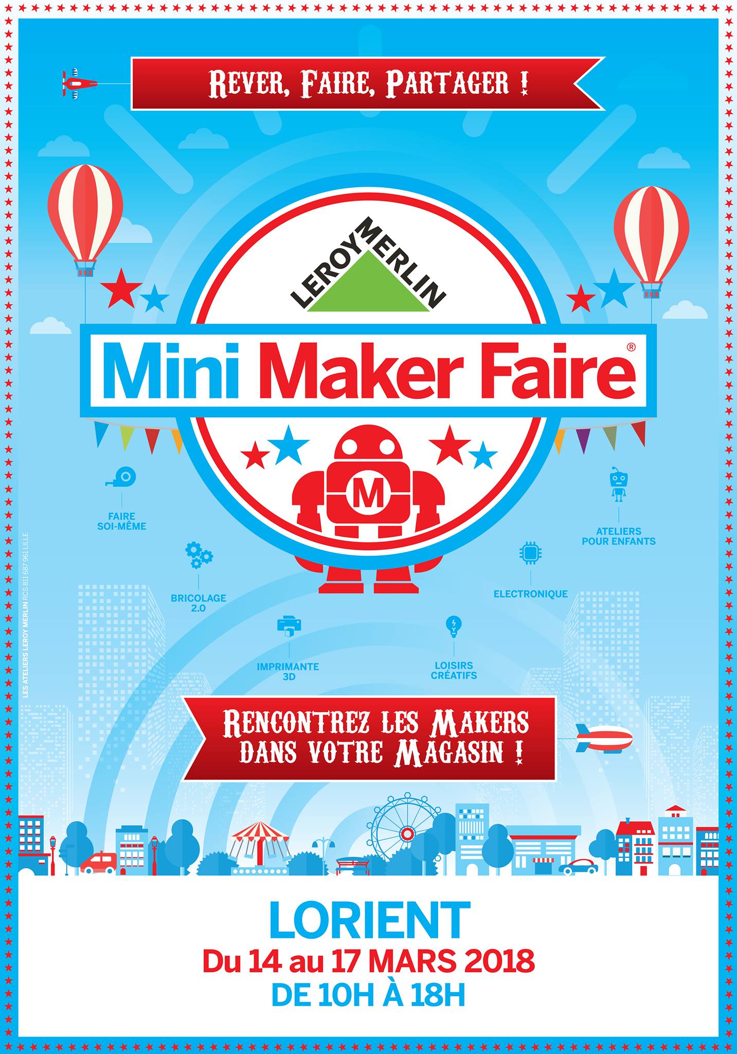 Mini Maker Faire organisé par Leroy Merlin de Quéven - Lorient